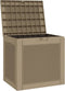 vidaXL - Tuinbox - 55,5x43x53 - cm - polypropeen - lichtbruin