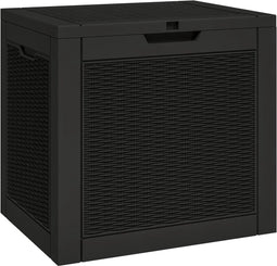 vidaXL - Tuinbox - 55,5x43x53 - cm - polypropeen - zwart