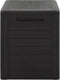 vidaXL - Tuinbox - 58,5x46x55 - cm - polypropeen - antracietkleurig