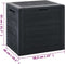 vidaXL - Tuinbox - 58,5x46x55 - cm - polypropeen - antracietkleurig
