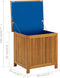 vidaXL - Tuinbox - 60x50x58 - cm - massief - acaciahout