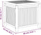 vidaXL - Tuinbox - 60x52x55 - cm - bamboe