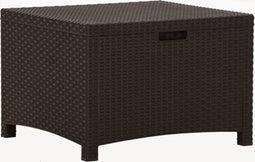 vidaXL - Tuinbox - 60x54x41 - cm - PP - rattan - bruin