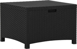 vidaXL - Tuinbox - 60x54x41 - cm - PP - rattan - grafietkleurig