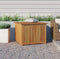 vidaXL - Tuinbox - 75x75x58 - cm - massief - acaciahout