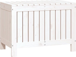 vidaXL - Tuinbox - 76x42,5x54 - cm - massief - grenenhout - wit