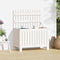 vidaXL - Tuinbox - 76x42,5x54 - cm - massief - grenenhout - wit