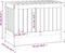 vidaXL - Tuinbox - 76x42,5x54 - cm - massief - grenenhout - wit
