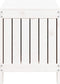 vidaXL - Tuinbox - 76x42,5x54 - cm - massief - grenenhout - wit
