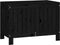 vidaXL - Tuinbox - 76x42,5x54 - cm - massief - grenenhout - zwart