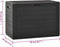 vidaXL - Tuinbox - 78x44x55 - cm - antraciet