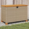 vidaXL - Tuinbox - 80x40x48 - cm - poly - rattan - en - acaciahout - beige