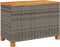 vidaXL - Tuinbox - 80x40x48 - cm - poly - rattan - en - acaciahout - grijs