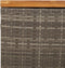 vidaXL - Tuinbox - 80x40x48 - cm - poly - rattan - en - acaciahout - grijs
