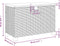 vidaXL - Tuinbox - 80x40x48 - cm - poly - rattan - en - acaciahout - grijs