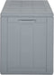 vidaXL - Tuinbox - 90 - L - PP - rattan - grijs