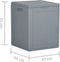 vidaXL - Tuinbox - 90 - L - PP - rattan - grijs