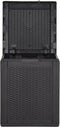 vidaXL - Tuinbox - 90 - L - PP - rattan - zwart