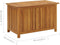 vidaXL - Tuinbox - 90x50x58 - cm - massief - acaciahout