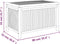 vidaXL - Tuinbox - 90x52x55 - cm - bamboe