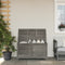 vidaXL - Tuinbox - 99x49,5x58,5 - cm - massief - vurenhout - antracietkleurig