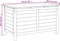 vidaXL - Tuinbox - 99x49,5x58,5 - cm - massief - vurenhout - antracietkleurig