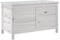 vidaXL - Tuinbox - 99x49,5x58,5 - cm - massief - vurenhout - wit