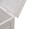 vidaXL - Tuinbox - 99x49,5x58,5 - cm - massief - vurenhout - wit