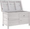 vidaXL - Tuinbox - 99x49,5x58,5 - cm - massief - vurenhout - wit