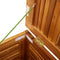 vidaXL - Tuinbox - met - jaloezieën - 113x50x56 - cm - massief - acaciahout