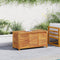 vidaXL - Tuinbox - met - jaloezieën - 113x50x56 - cm - massief - acaciahout
