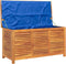 vidaXL - Tuinbox - met - jaloezieën - 113x50x56 - cm - massief - acaciahout