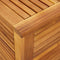 vidaXL - Tuinbox - met - jaloezieën - 150x50x56 - cm - massief - acaciahout