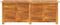 vidaXL - Tuinbox - met - jaloezieën - 150x50x56 - cm - massief - acaciahout