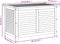 vidaXL - Tuinbox - met - jaloezieën - 90x50x56 - cm - massief - acaciahout