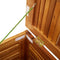 vidaXL - Tuinbox - met - jaloezieën - 90x50x56 - cm - massief - acaciahout