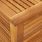vidaXL - Tuinbox - met - jaloezieën - 90x50x56 - cm - massief - acaciahout