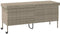 vidaXL - Tuinbox - met - wielen - 160x55x75 - cm - poly - rattan - lichtgrijs