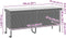 vidaXL - Tuinbox - met - wielen - 160x55x75 - cm - poly - rattan - grijs