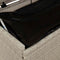 vidaXL - Tuinbox - met - wielen - 160x55x75 - cm - poly - rattan - lichtgrijs