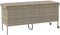 vidaXL - Tuinbox - met - wielen - 160x55x75 - cm - poly - rattan - lichtgrijs