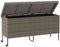 vidaXL - Tuinbox - met - wielen - 160x55x75 - cm - poly - rattan - grijs