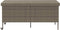 vidaXL - Tuinbox - met - wielen - 160x55x75 - cm - poly - rattan - grijs