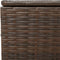 vidaXL - Tuinbox - met - wielen - 190 - L - poly - rattan - bruin