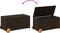 vidaXL - Tuinbox - met - wielen - 190 - L - poly - rattan - bruin