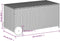 vidaXL - Tuinbox - met - wielen - 190 - L - poly - rattan - grijs