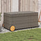 vidaXL - Tuinbox - met - wielen - 190 - L - poly - rattan - grijs