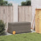 vidaXL - Tuinbox - met - wielen - 190 - L - poly - rattan - grijs