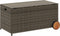 vidaXL - Tuinbox - met - wielen - 190 - L - poly - rattan - grijs