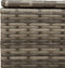 vidaXL - Tuinbox - met - wielen - 190 - L - poly - rattan - grijs